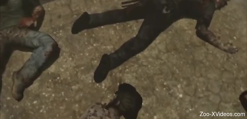 Jill from Resident Evil gets creampied by a sexy dog