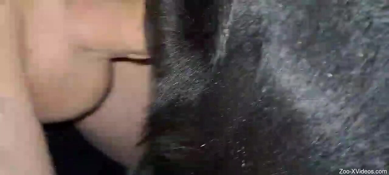 Dude uses his penis to penetrate the tight opening