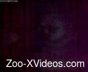 Filthy bestial sex with a horny as hell animal