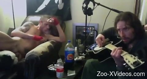 Naked gay lads are set to spice things with a bit of zoo porn