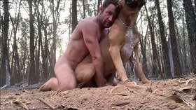 Porn Mowgli with a devoted dog in the jungle watch online